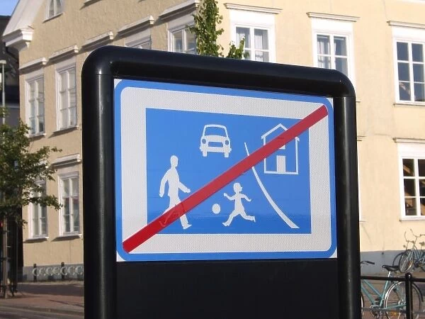 No Ball Games Sign, Vastervik, Sweden