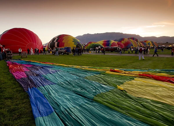 One of many Balloons being prepared for the Mass Ascension at the Albuquerque International