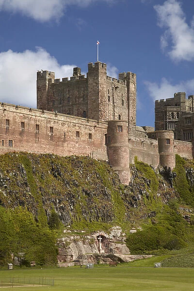Bamburgh Castle, Bamburgh, Northumberland, England, United Kingdom