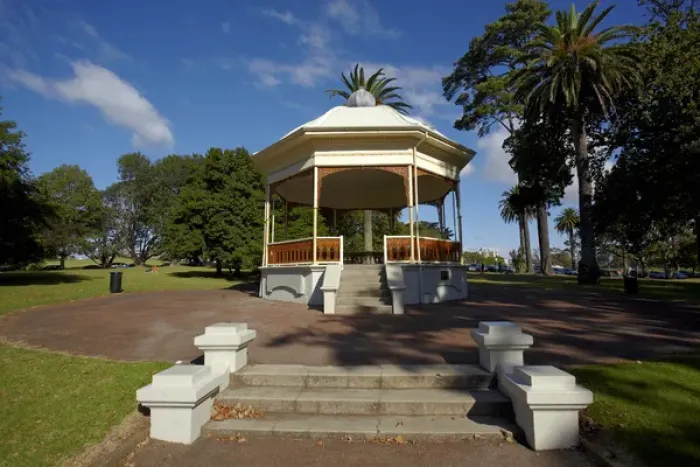 Framed Print : Band rotunda, Auckland Domain, Auckland, North Island, New Zealand