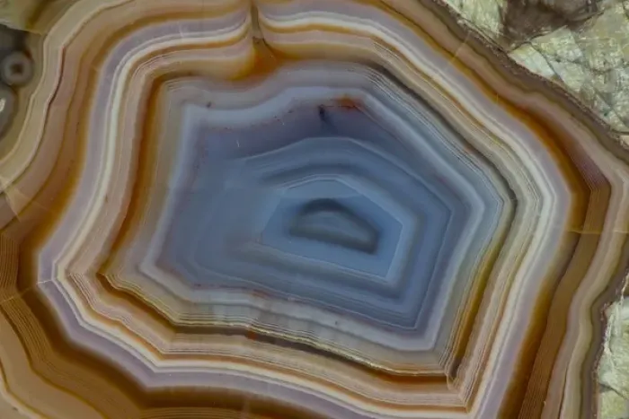 Framed Print : Banded Agate, Quartzsite, AZ