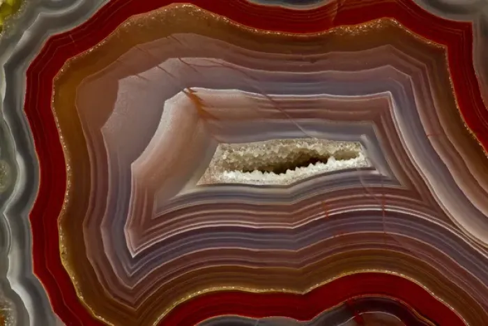 Framed Print : Banded Agate, Quartzsite, AZ Framed Print : Banded Agate, Quartzsite, AZ