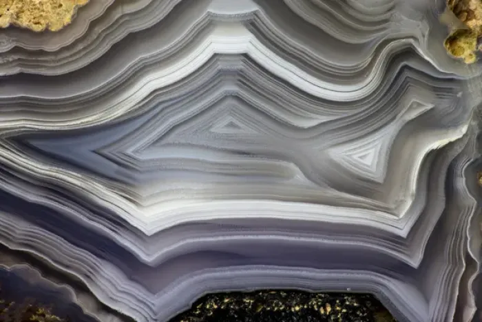 Framed Print : Banded Agate, Quartzsite, AZ Framed Print : Banded Agate, Quartzsite, AZ
