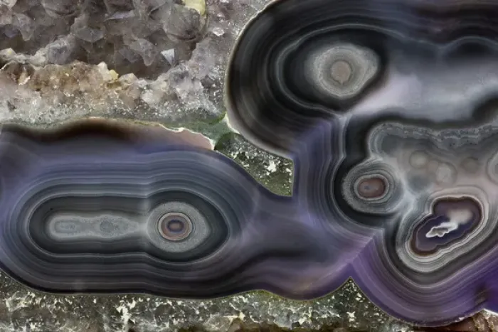 Framed Print : Banded Agate, Quartzsite, AZ Framed Print : Banded Agate, Quartzsite, AZ