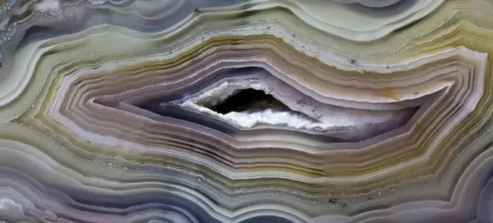 Framed Print : Banded Agate, Quartzsite, AZ