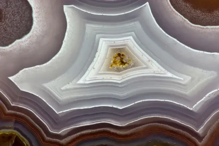 Framed Print : Banded Mexican Agate, Sammamish WA Framed Print : Banded Mexican Agate, Sammamish WA