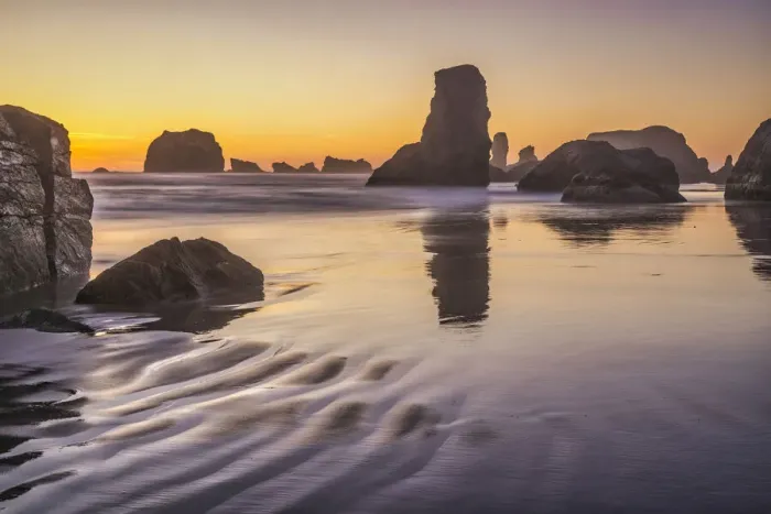 Framed Print : Bandon Beach, Oregon Framed Print : Bandon Beach, Oregon