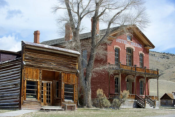 Bannack, Montana. An 1862 gold rush town now preserved in a state of arrested