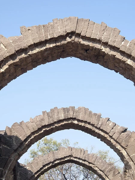 Bara Kaman, the unfinished mausoleum of Ali Adil Shah II in Bijapur, Karntaaka, India
