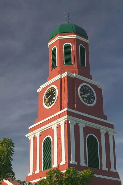 BARBADOS, Bridgetown, Barbados Garrison Area, Clock Tower of the Main Guard Buiding