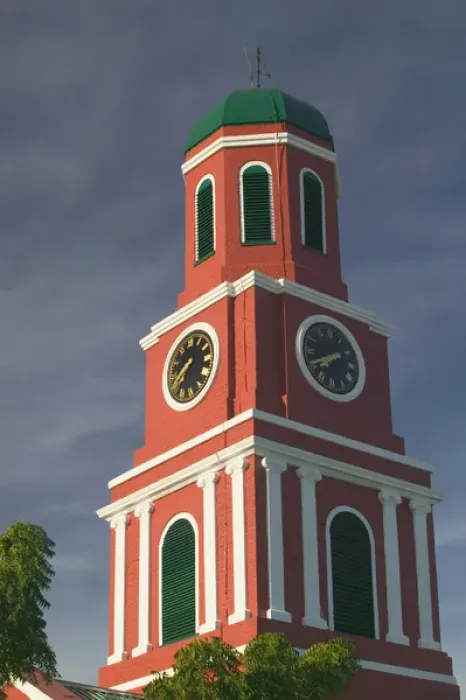 Framed Print : BARBADOS, Bridgetown, Barbados Garrison Area, Clock Tower of the Main Guard Buiding Framed Print : BARBADOS, Bridgetown, Barbados Garrison Area, Clock Tower of the Main Guard Buiding
