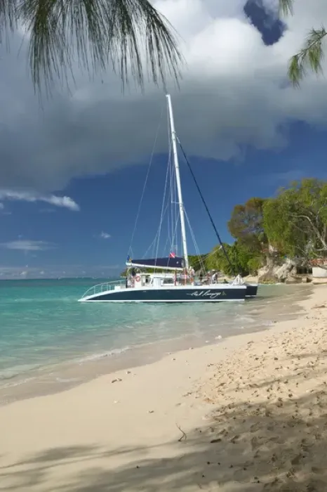 Framed Print : BARBADOS-West Coast-Mount Standfast: Cool Runnings Tourist Catamaran Framed Print : BARBADOS-West Coast-Mount Standfast: Cool Runnings Tourist Catamaran