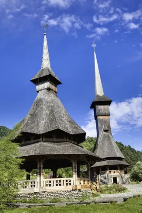 Framed Print : The Barsana monastery, maramures, Romania, was build at the end of the 20th century Framed Print : The Barsana monastery, maramures, Romania, was build at the end of the 20th century