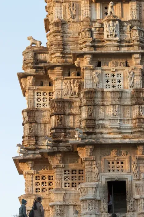 Framed Print : Bas relief. Chittaurgarh Citadel. 6th century. Rajasthan. India