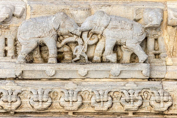 Bas Relief. Jagdish Temp[le. Udaipur Rajasthan. India