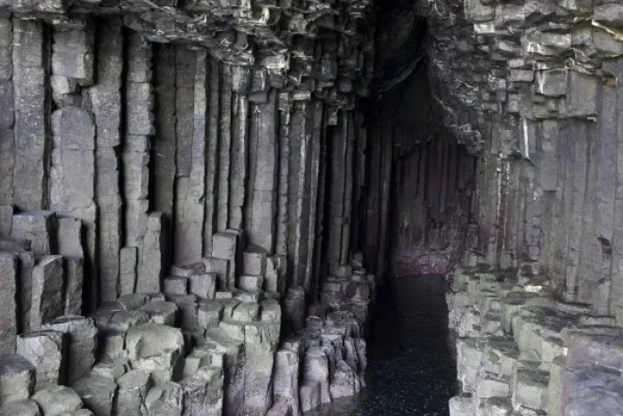 Framed Print : Basalt Columns in Fingals Cave, Staffa, off Isle of Mull, Scotland, United Kingdom Framed Print : Basalt Columns in Fingals Cave, Staffa, off Isle of Mull, Scotland, United Kingdom