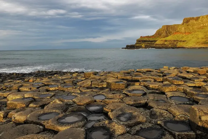 Framed Print : Basalt at the Giant's Causeway near in County Antrim, Northern Ireland Framed Print : Basalt at the Giant's Causeway near in County Antrim, Northern Ireland