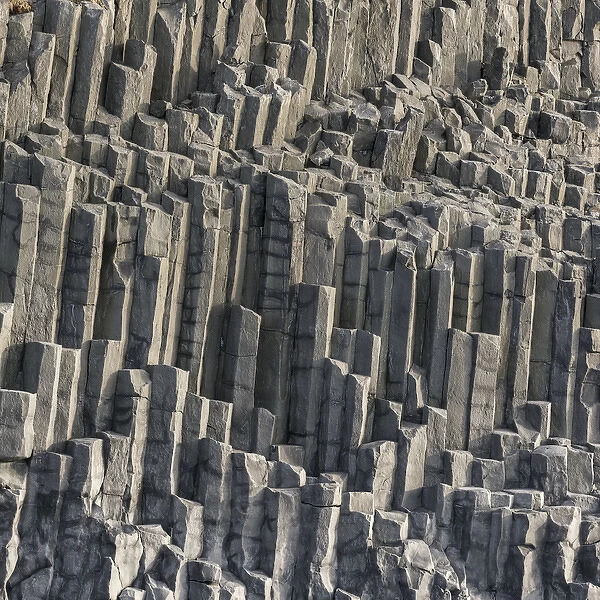 Basalt rock formation near Vik y Myrdal. europe, northern europe, scandinavia, iceland