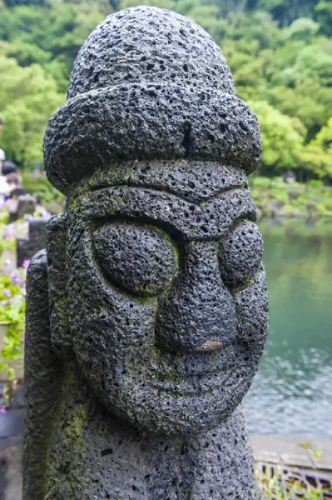 Framed Print : Basalt statue in Seogwipo in the Unesco world heritage sight the island of Jejudo Framed Print : Basalt statue in Seogwipo in the Unesco world heritage sight the island of Jejudo