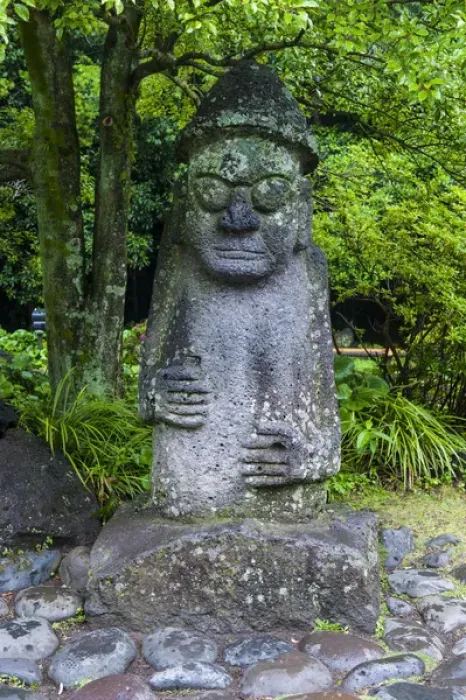 Framed Print : Basalt statue in Seogwipo in the Unesco world heritage sight the island of Jejudo Framed Print : Basalt statue in Seogwipo in the Unesco world heritage sight the island of Jejudo