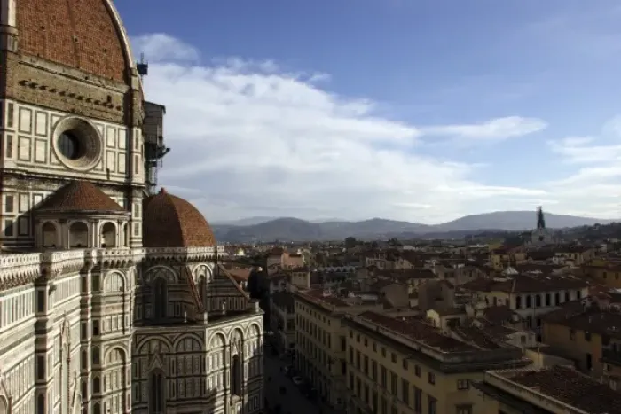 Framed Print : The Basilica di Santa Maria del Fiore [of the Flower], also called the Dome of Florence