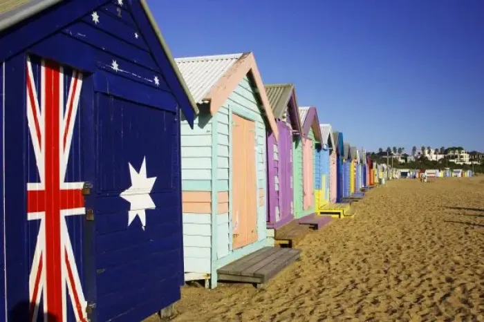 Framed Print : Bathing Boxes, Middle Brighton Beach, Port Phillip Bay, Melbourne, Victoria, Australia Framed Print : Bathing Boxes, Middle Brighton Beach, Port Phillip Bay, Melbourne, Victoria, Australia