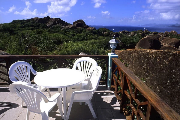 Top of the Baths Restaurant and pool at The Baths of Virgin Gorda in British Virgin