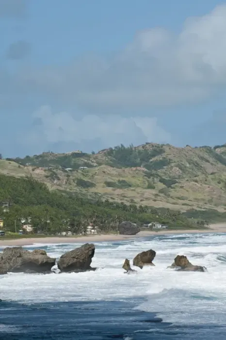 Framed Print : Bathsheba Beach Barbados, Caribbean Framed Print : Bathsheba Beach Barbados, Caribbean