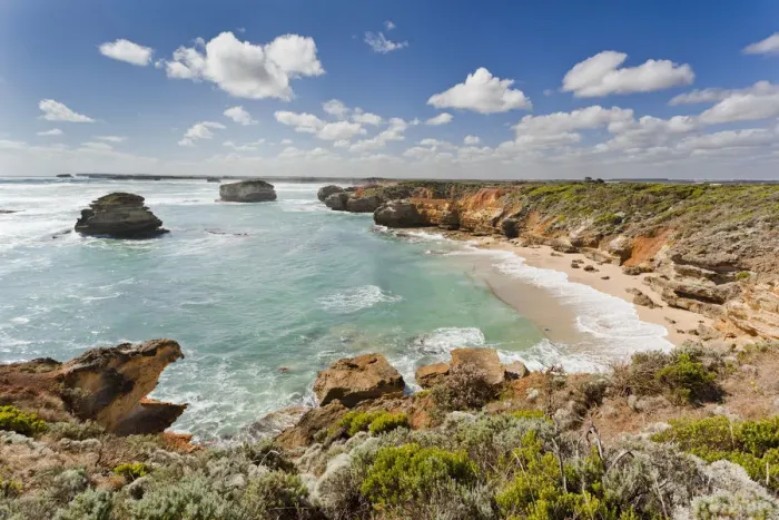 Framed Print : Bay of Martyrs with Bay of Islands, Great Ocean Road, Australia