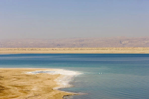 Beach along the Dead Sea, Jordan
