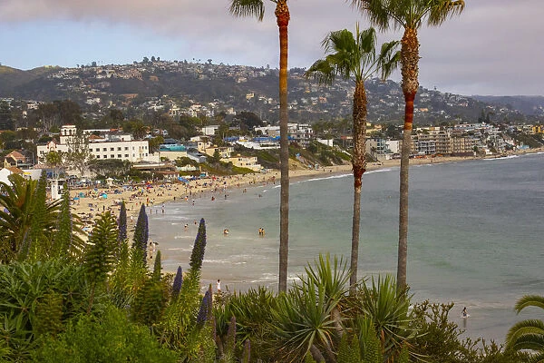 Beach resort town of Newport Beach, California