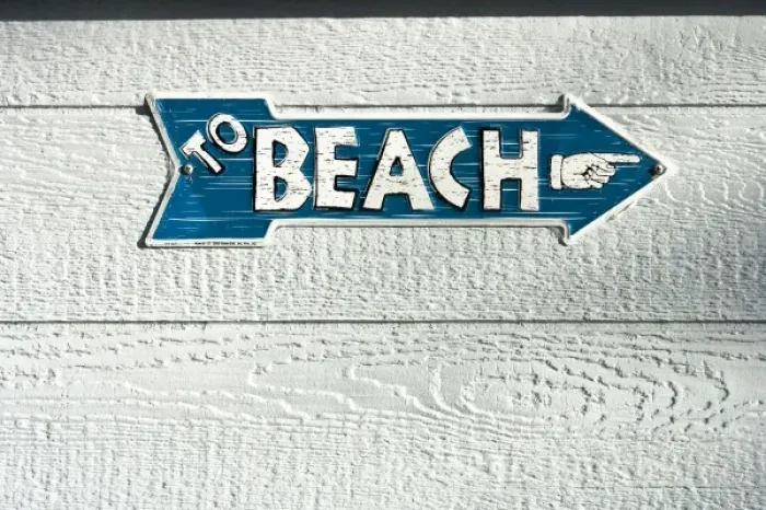 Framed Print : To Beach sign - Laguna Beach, California Framed Print : To Beach sign - Laguna Beach, California