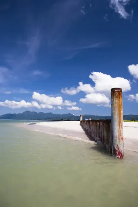 Framed Print : A beautiful day at Cenang beach on Langkawi, Malaysia Framed Print : A beautiful day at Cenang beach on Langkawi, Malaysia