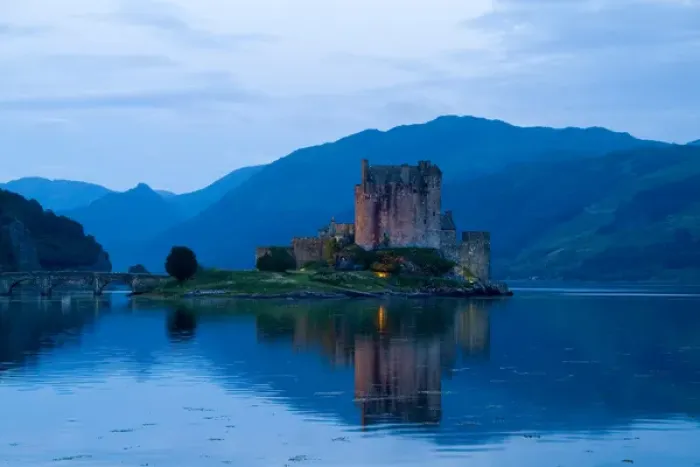 Framed Print : Beautiful Eileen Donan Castle in Western Dornie in Highlands os Scotland the most Framed Print : Beautiful Eileen Donan Castle in Western Dornie in Highlands os Scotland the most