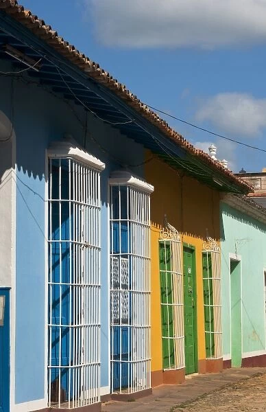 Beautiful homes in Colonial city of Trinidad Cuba