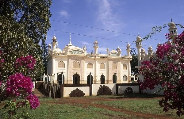 Beautiful mosque for Muslims religion called Makindu near Kenya Africa
