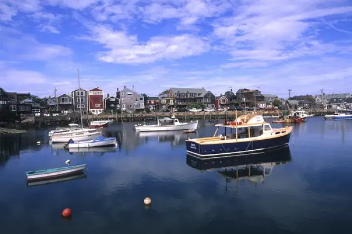 Framed Print : 07. Beautiful Rockport Harbor, Massachusetts