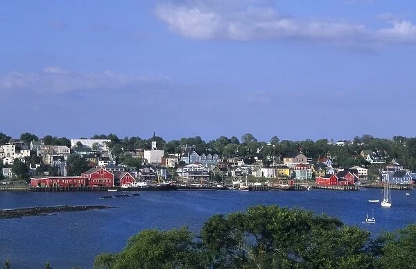 Beautiful village and harbor of Lunenburg Nova Scotia Canada