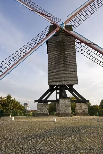 Belgium, Bruges, windmill