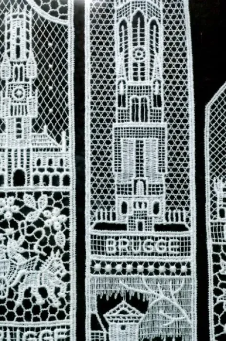 Framed Print : Belgium, Brugge (aka Brug or Bruge). UNESCO World Heritige Site. World famous Belgium lace Framed Print : Belgium, Brugge (aka Brug or Bruge). UNESCO World Heritige Site. World famous Belgium lace