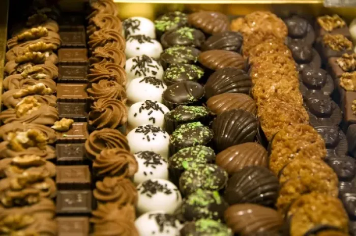 Framed Print : Belgium, Brussels. World famous Belgium chocolate