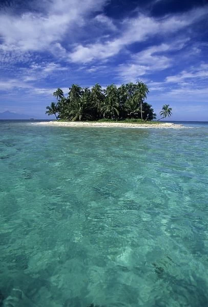Belize, Barrier Reef, Unnamed island or cay