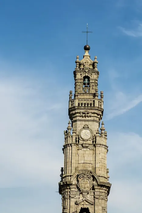Framed Print : Bell tower of the Church of the Clergymen (Igreja dos Clerigos), Porto, Portugal