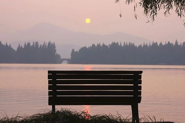 Bench by West Lake