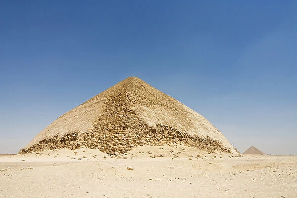 The Bent Pyramid at Dashur, Cairo, Egypt, North Africa, Africa