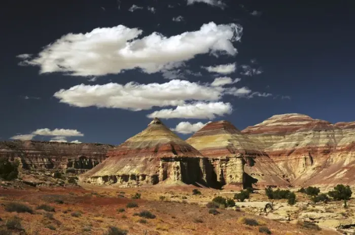 Framed Print : Bentonite Hills, Hanksville, Capitol Reef National Park, Utah, USA Framed Print : Bentonite Hills, Hanksville, Capitol Reef National Park, Utah, USA