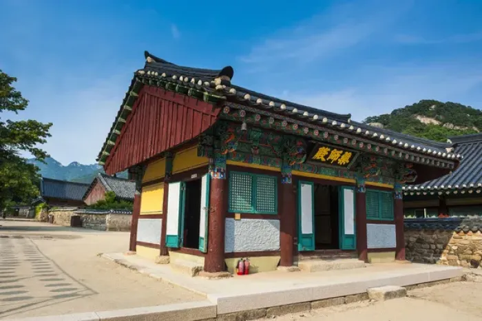 Framed Print : Beopjusa Temple Complex, South Korea