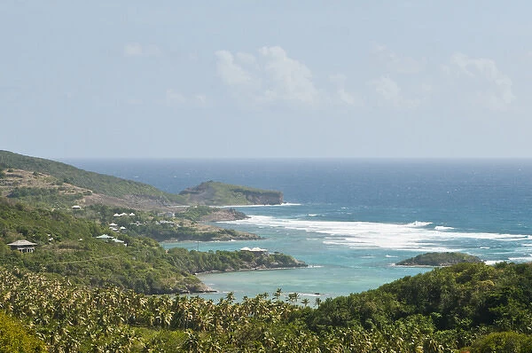 Bequia, St. Vincent & The Grenadines. Industry coast