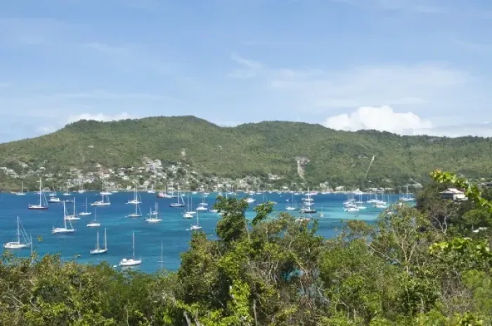 Framed Print : Bequia, St. Vincent and the Grenadines. Port Elizabeth Framed Print : Bequia, St. Vincent and the Grenadines. Port Elizabeth