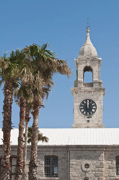 Bermuda. Clock Tower (mall) at the Royal Naval Dockyard